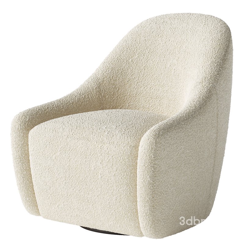 LEVI SWIVEL CHAIR-KNOLL SAND Image 4