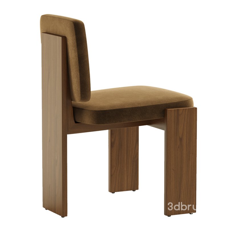 Mats Three Legged Dining Chair Image 4