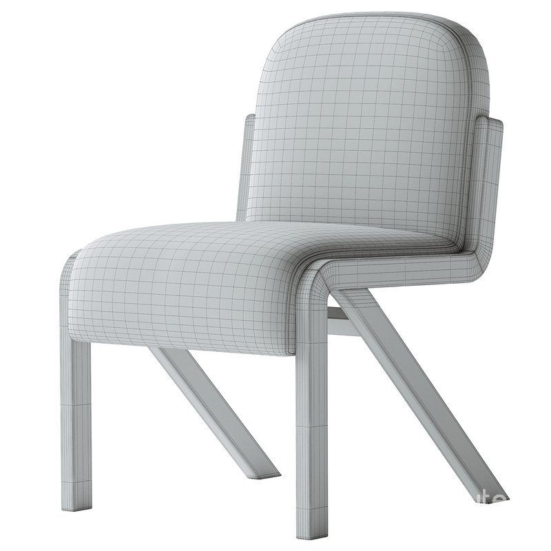 Boucle Rani Armless Dining Chair Image 4