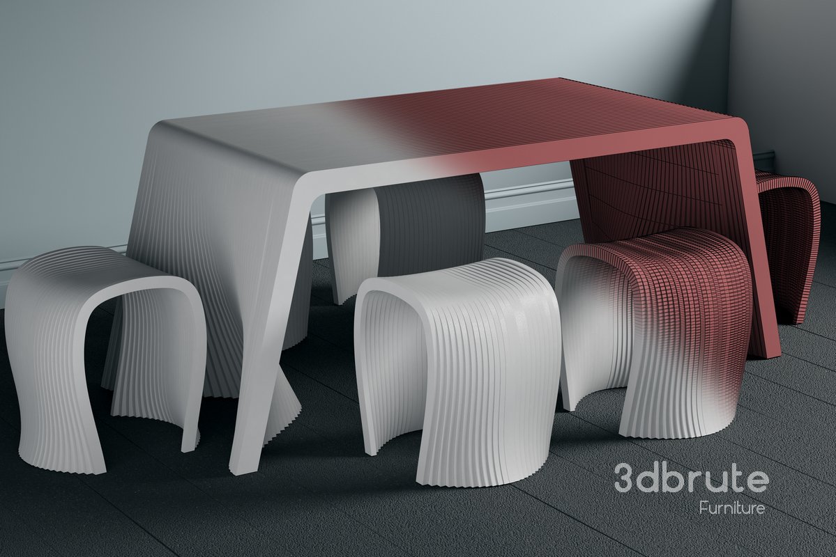 parametric dining table 02 Image 7