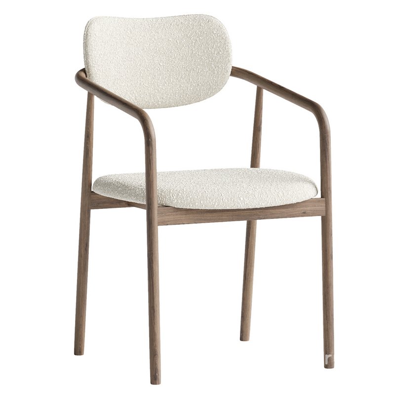 Natural Beige Dining Chair Image 6