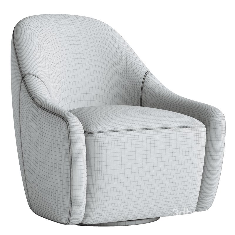 LEVI SWIVEL CHAIR-KNOLL SAND Image 3