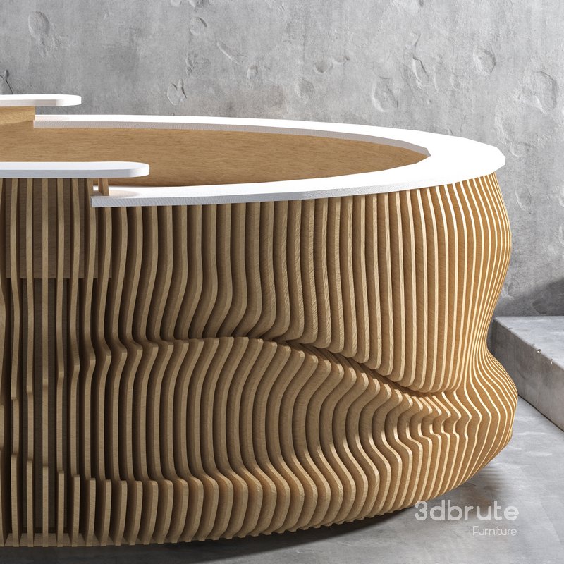 parametric lobby counter Image 5