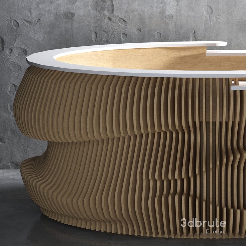 parametric lobby counter Image 6