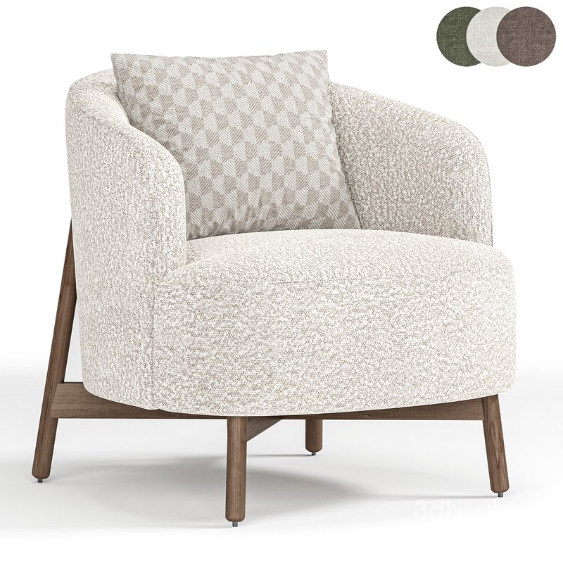 Copine Wood Armchair Porada By Format Image 3