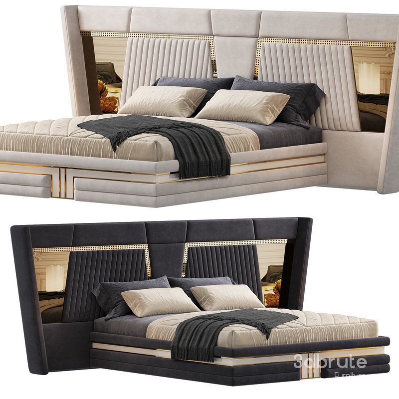 Hermes Modern Bed Image 1