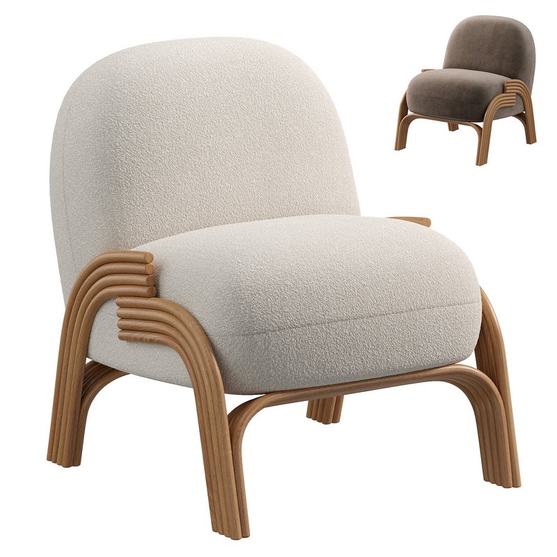 Fauteuil bouclette Armchair Image 1