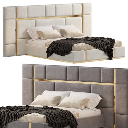 Dolce Modern Bed - Thumbnail 1