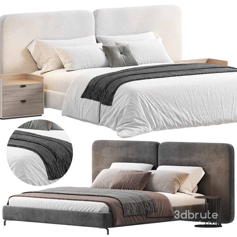 Tatlin Cover Bed by Rodolfo Dordoni Image 1