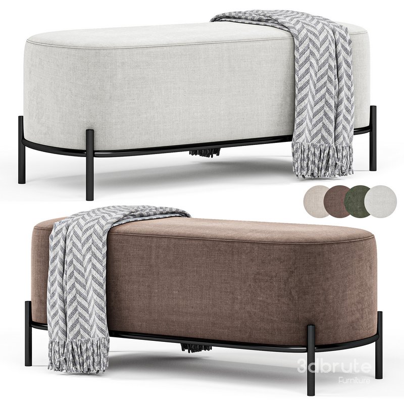 Hawaii green bench Image 4