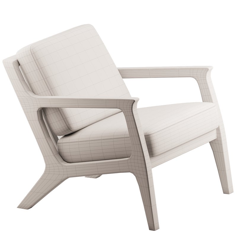 Mila Chair Mid century Modern Lounge Chair Image 6