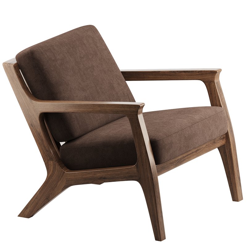 Mila Chair Mid century Modern Lounge Chair Image 2