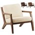 Mila Chair Mid century Modern Lounge Chair - Thumbnail 1
