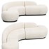 Cream Boucl Modular Sofa | Eichholtz - Thumbnail 2