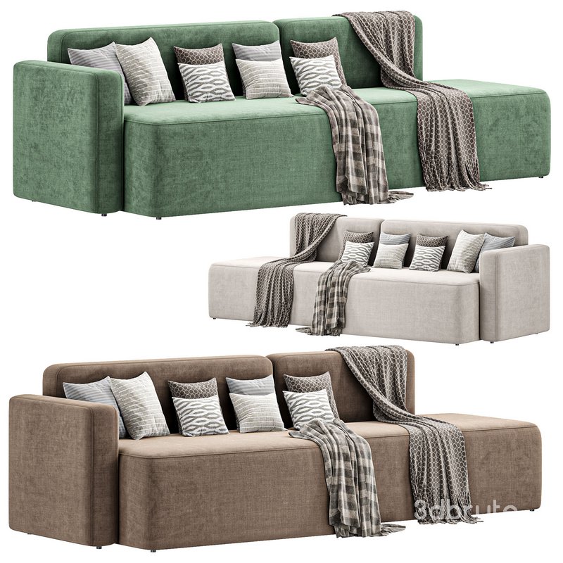 Rope Sofa Chaise Lounge Left by Normann Copenhagen Image 2