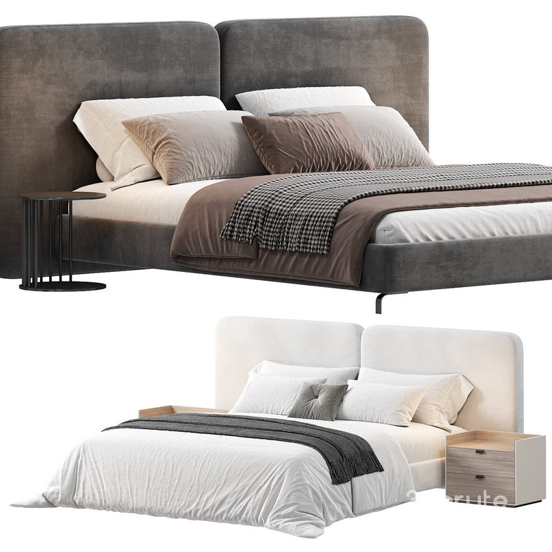 Tatlin Cover Bed by Rodolfo Dordoni Image 2