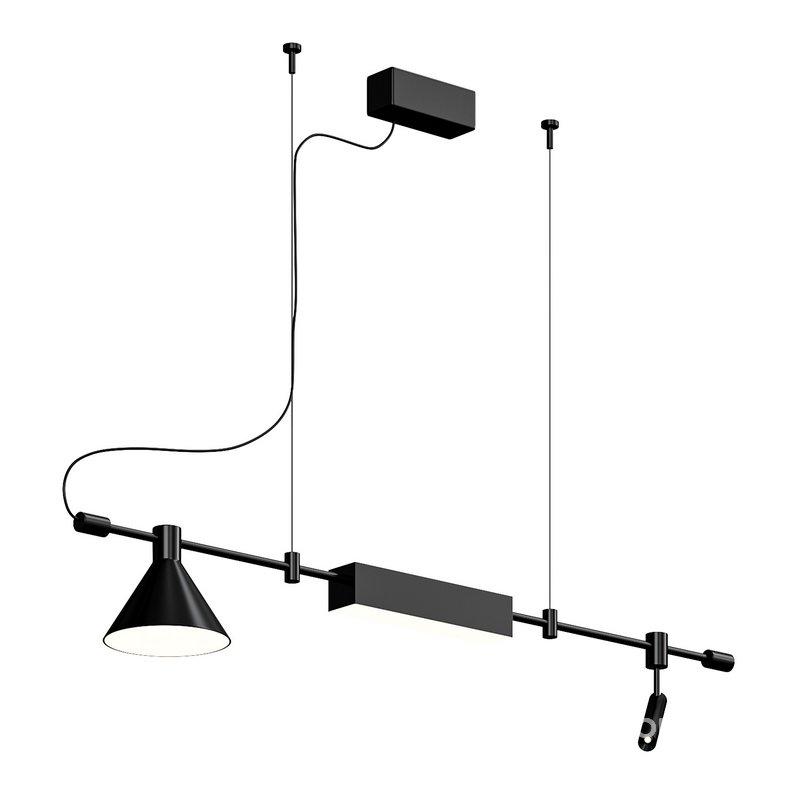 Horizontal Linear LED Pendant Lamp Image 2