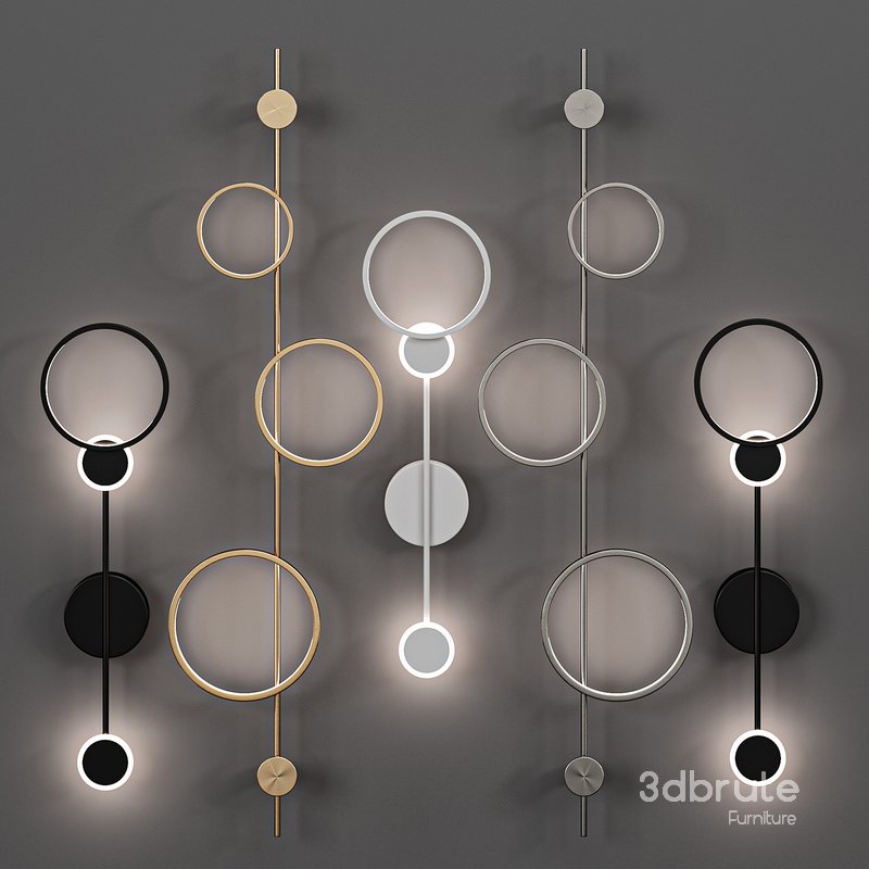 Molecular Circle wall lamp Image 2
