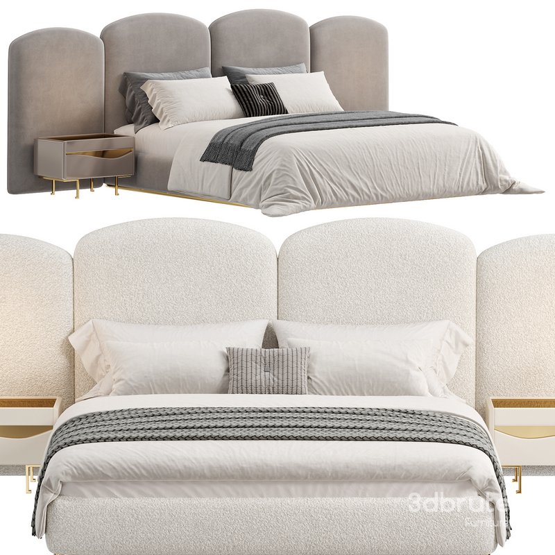 Queen Modern Odasi Takimi Bed by Evmoda Image 2
