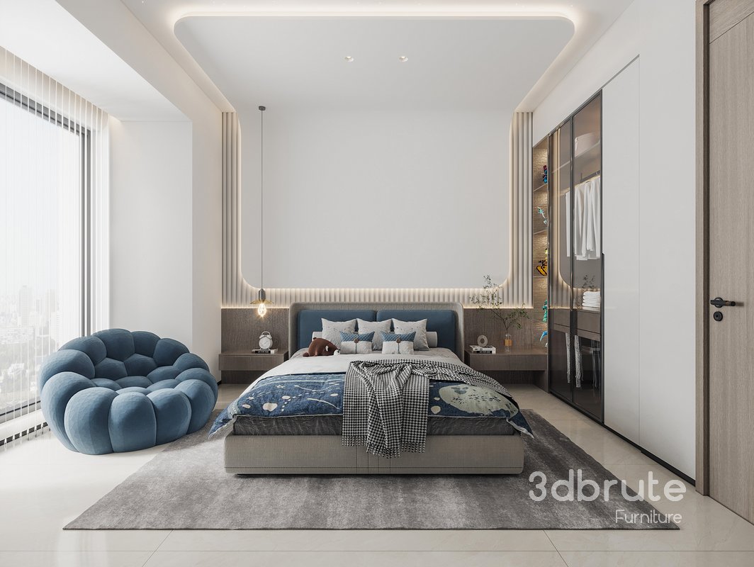 Modern bedroom Image 1