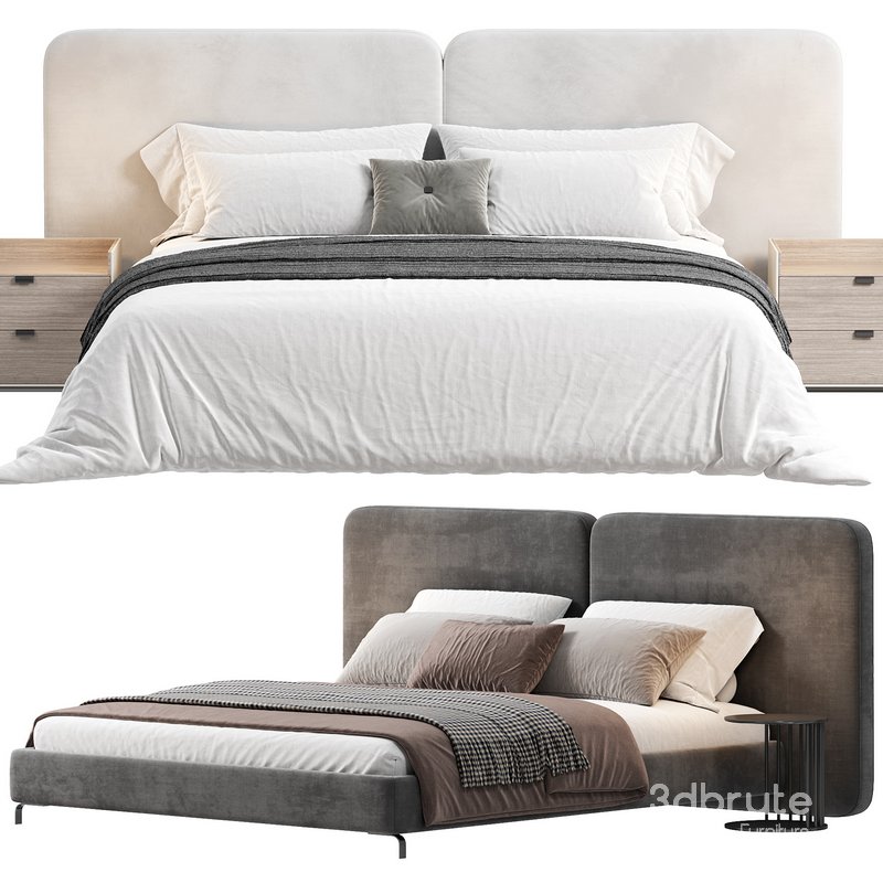 Tatlin Cover Bed by Rodolfo Dordoni Image 3