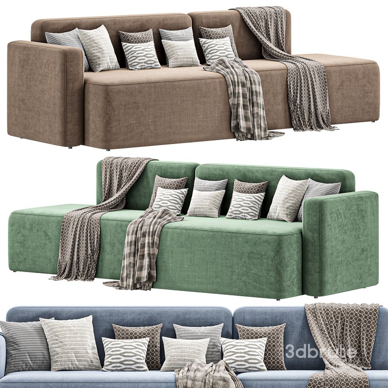 Rope Sofa Chaise Lounge Left by Normann Copenhagen Image 3