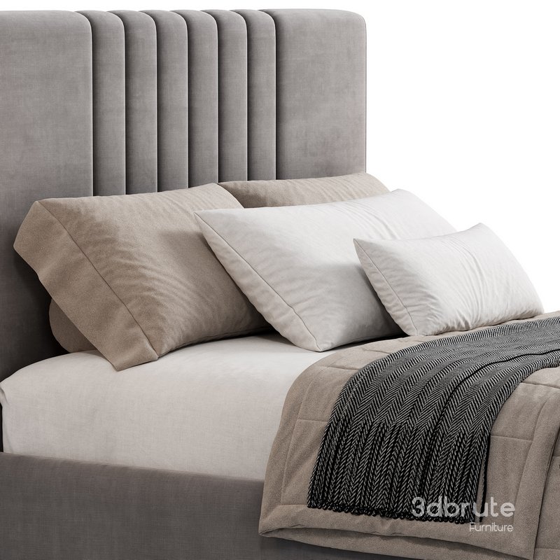 Upholstered bed Himrod by wayfair Image 3