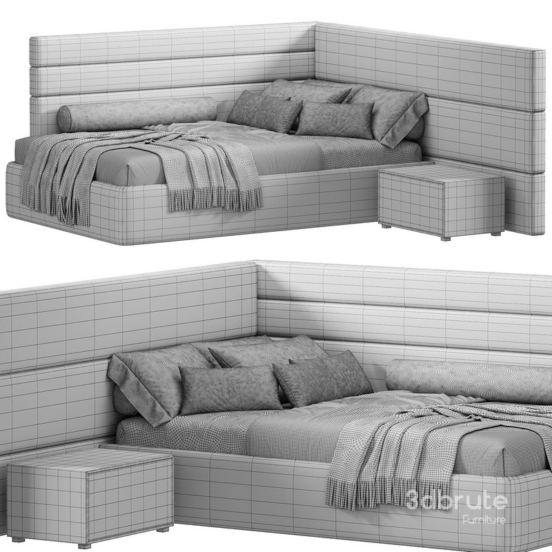 Bed Boiserie Set By Tvils Image 4