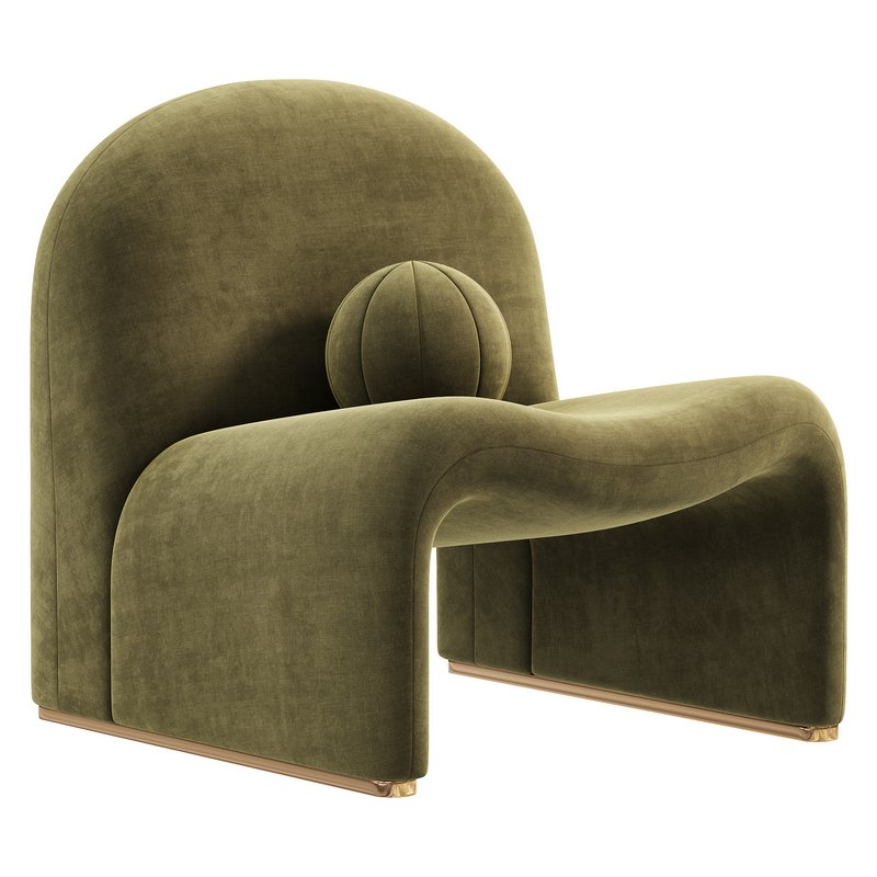 Boucle Alky Lounge Chair Giancarlo Piretti Image 3