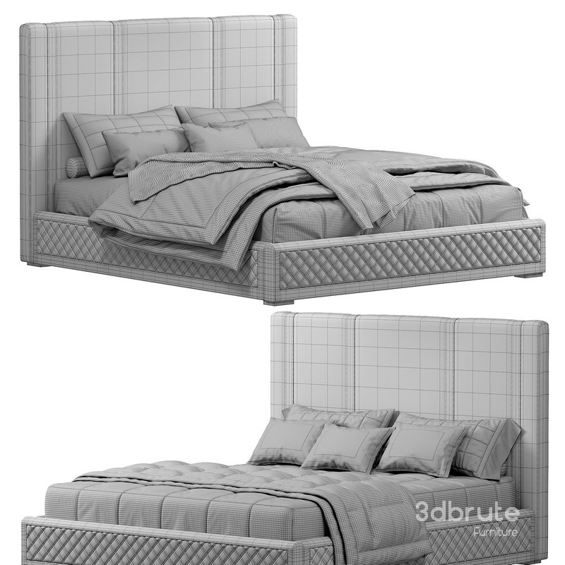 King bed Polished Gold Image 5