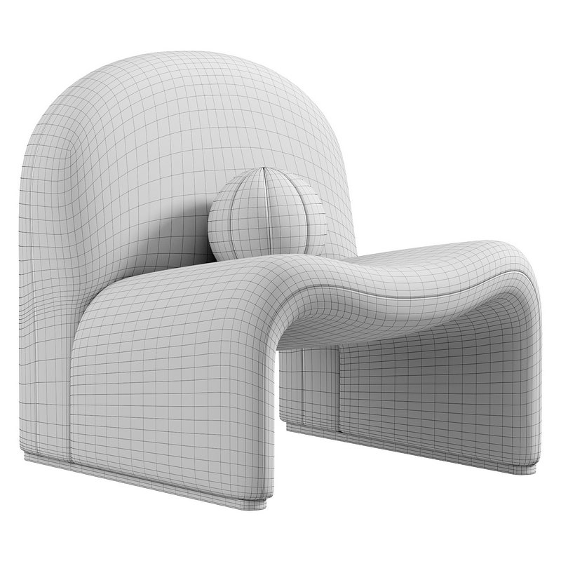 Boucle Alky Lounge Chair Giancarlo Piretti Image 5