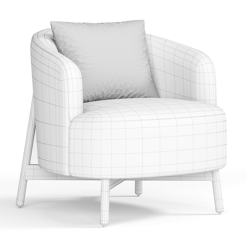 Copine Wood Armchair Porada By Format Image 7