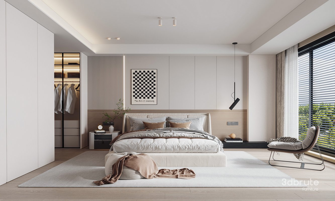 Modern bedroom Image 1