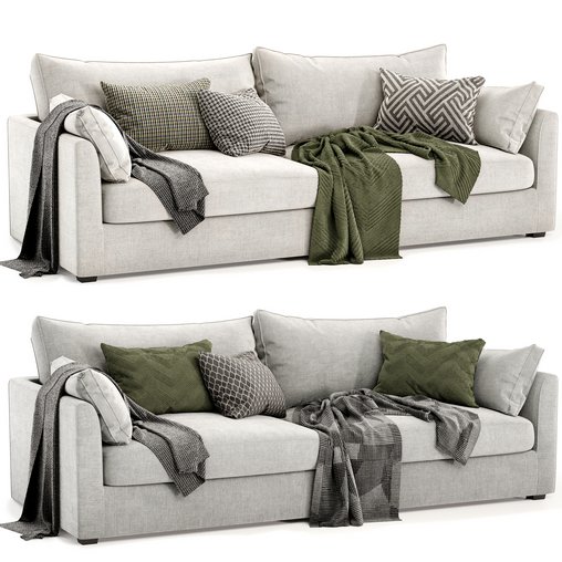 Ashlee 3.5 seat sofa - Thumbnail 1