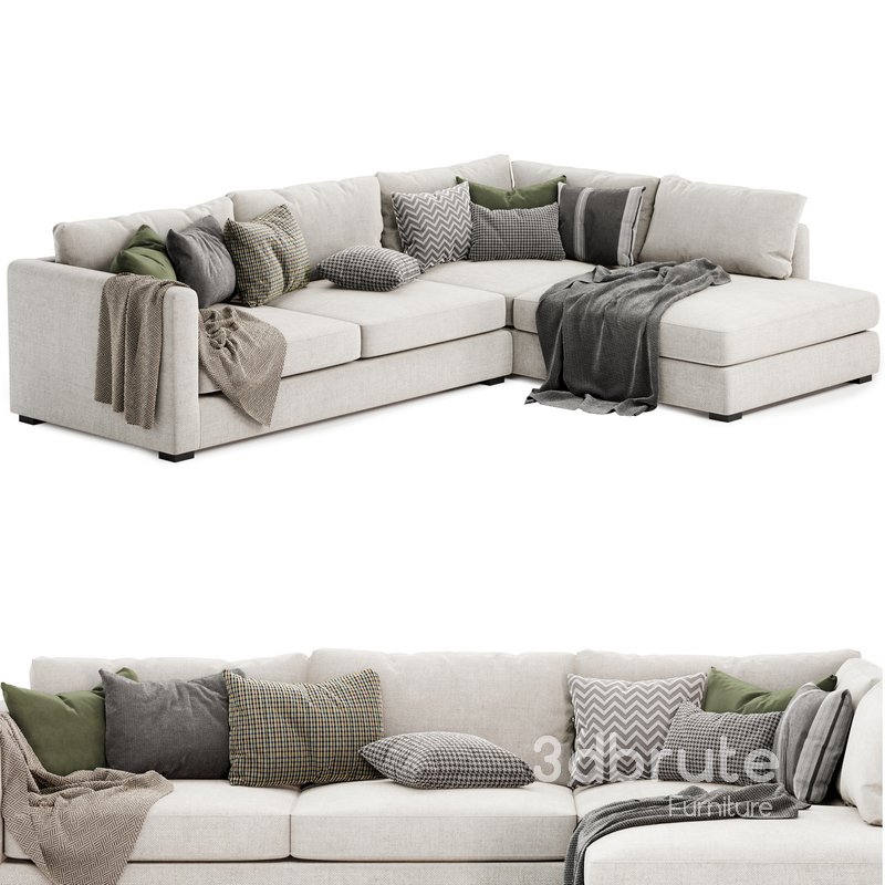 Blake Large Open End Corner Sofa Image 2