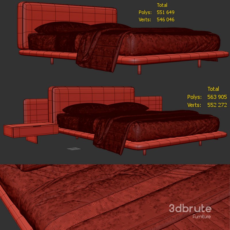 Horizonte bed by Minotti Image 4