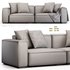 Modern Durable sofa by Litfad - Thumbnail 5