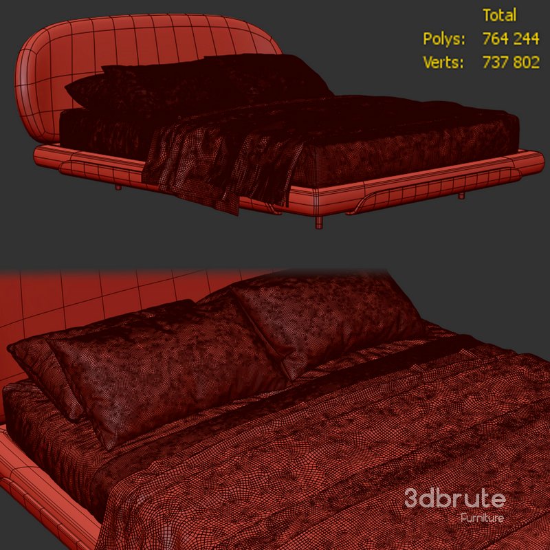Olos bed by Bonaldo Image 3
