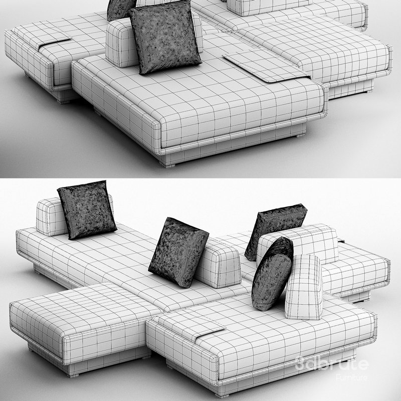 Sofa Lilas Mosaique by Dainelli Studio Image 4