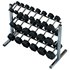 BODY-SOLID 3 TIER DUMBBELL RACK GDR363 - Thumbnail 2