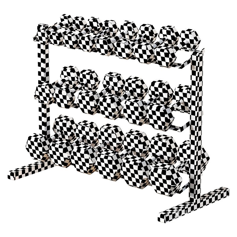 BODY-SOLID 3 TIER DUMBBELL RACK GDR363 Image 5