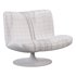 BAXTER MARILYN Swivel leather armchair - Thumbnail 2
