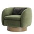 Muir White Boucle Swivel Chair - Thumbnail 4