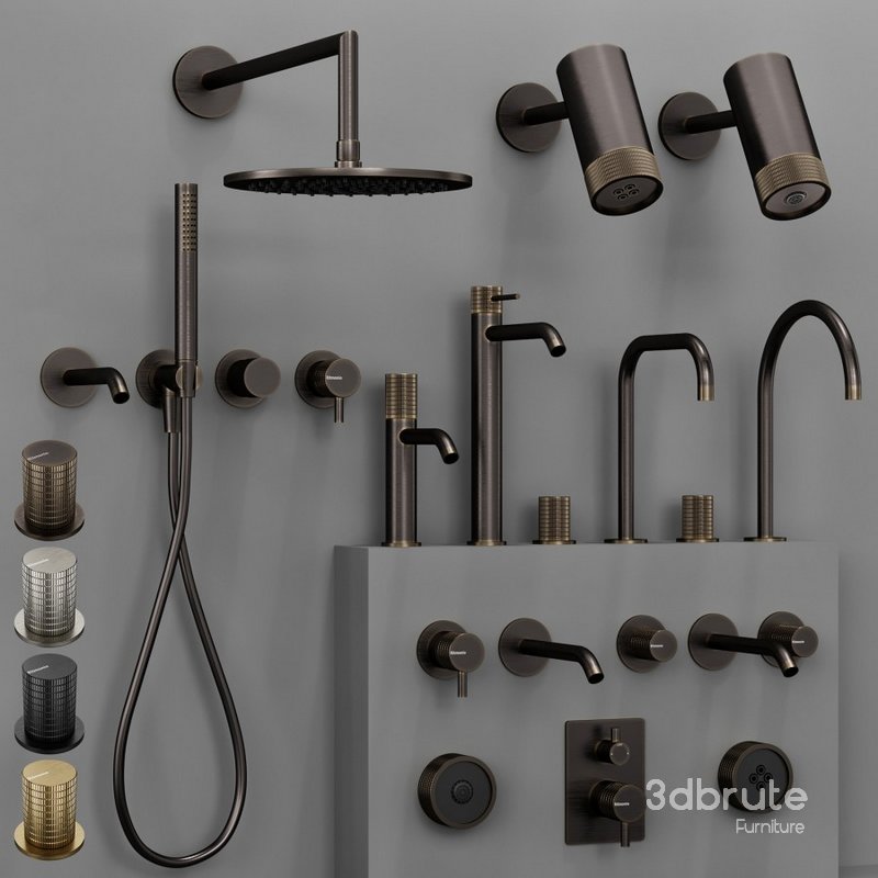 Ritmonio DIAMETRO35 IMPRONTE bathroom faucet set 1 Image 1