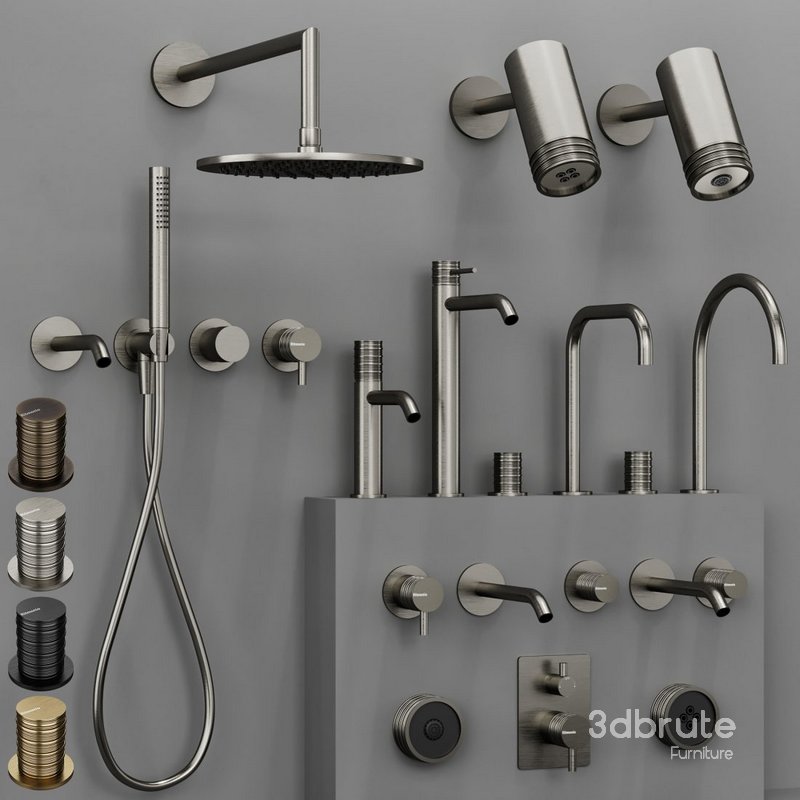 Ritmonio DIAMETRO35 IMPRONTE bathroom faucet set 1 Image 2