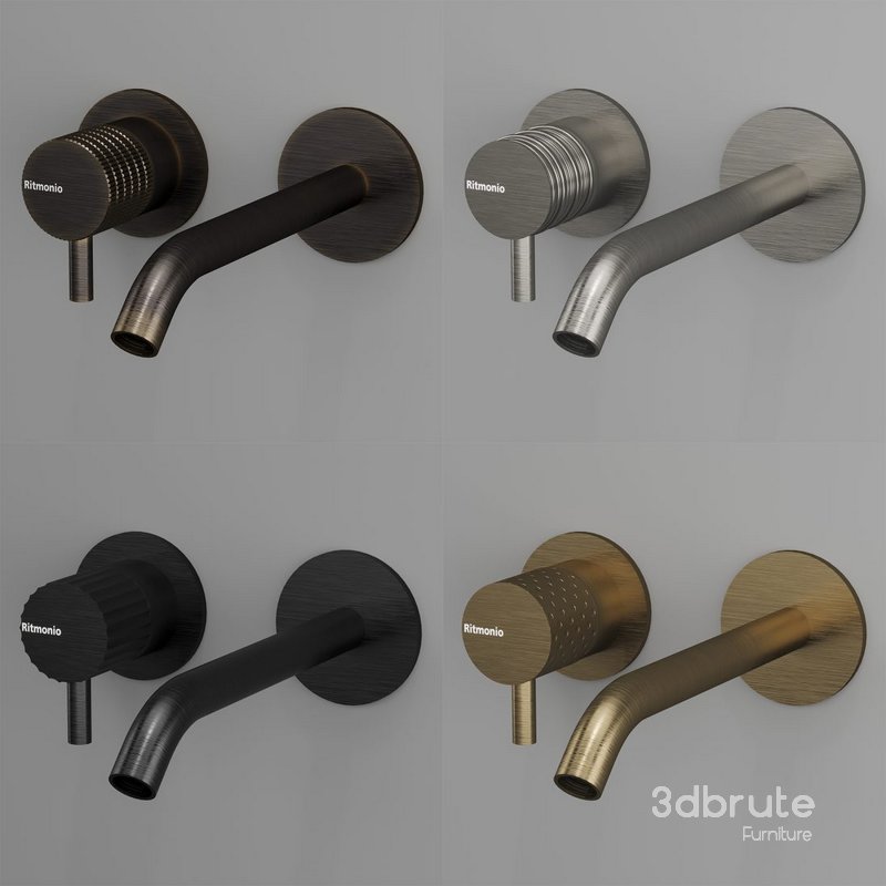Ritmonio DIAMETRO35 IMPRONTE bathroom faucet set 1 Image 5