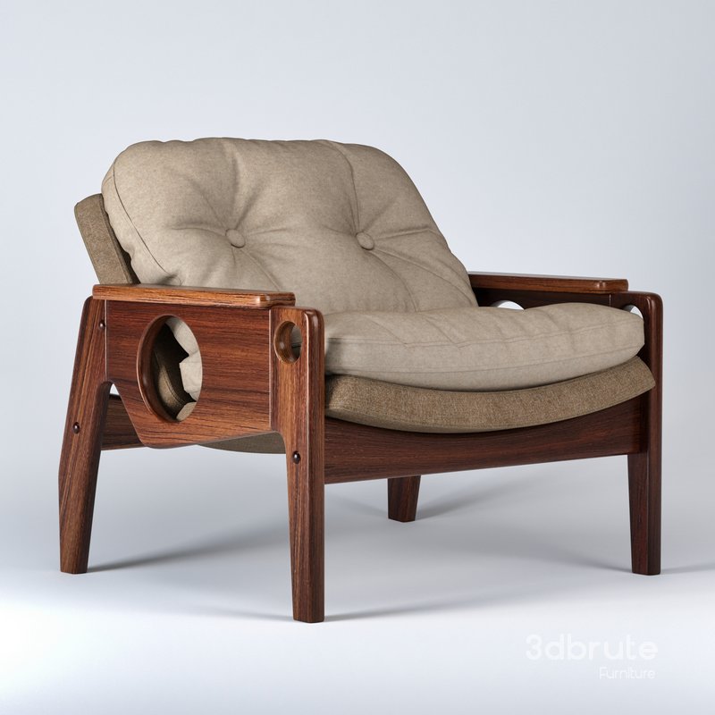 Armchair Tete – Sergio Rodrigues Image 1