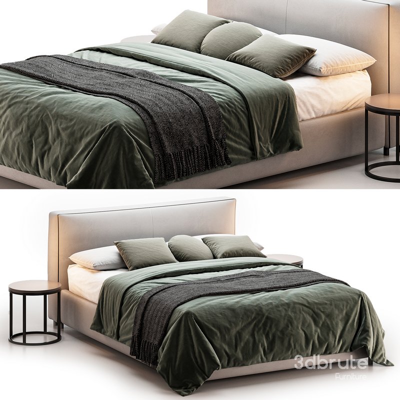 Curved Modern Bed by West Elm Image 1