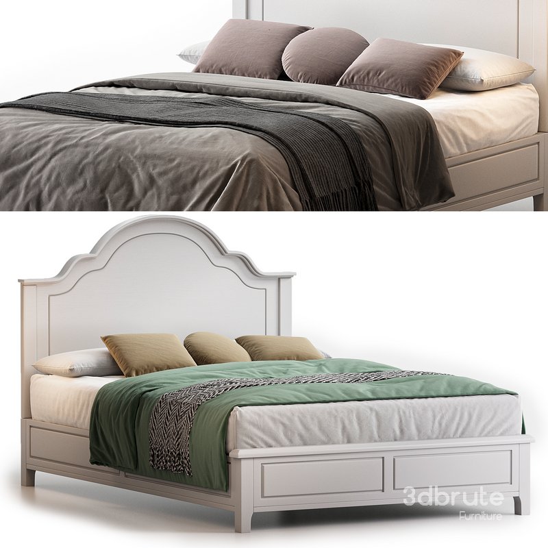 Modern Solid Bed by Litfad Image 3