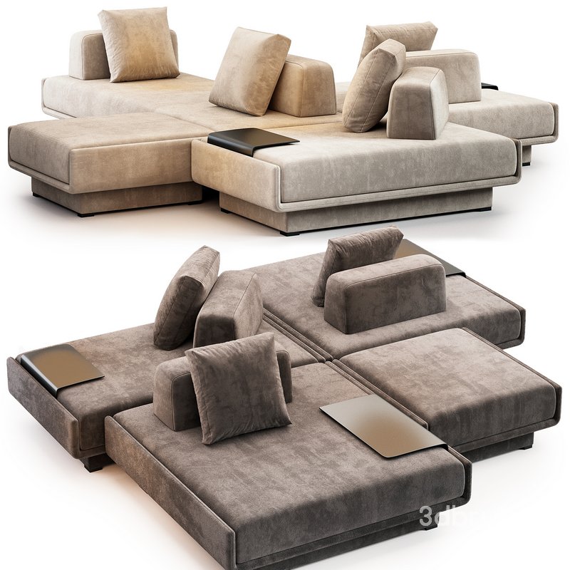 Sofa Lilas Mosaique by Dainelli Studio Image 2